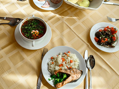  Санаторий &laquo;им. С.М. Кирова&raquo; Кисловодск. Cтоловая